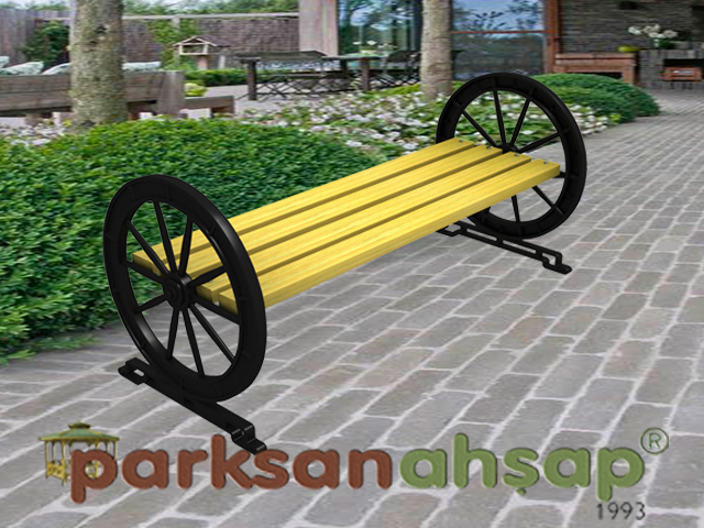 Dekoratif Ahşap Bank