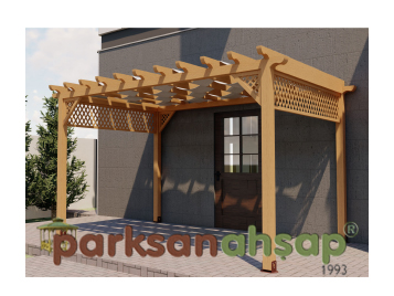 Ahşap Kapı Bahçe Giriş Takları ve Veranda Modelleri 