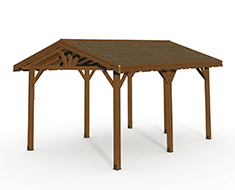  Ahşap Dikdörtgen Çardak 300x400x300 0070141