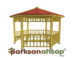 Ahşap Kamelya Kare 300(L)x300(W)x290(H)-70140