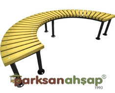 Metal Oval Bank  220(L)x35(W)x45(H) - 70694