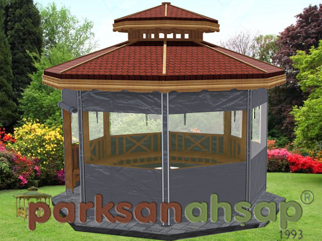 400x400 cm Sekizgen Kamelya Brandası - 70258