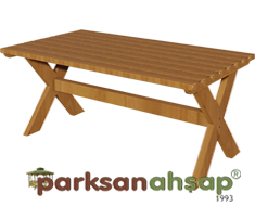 Ahşap Dikdörtgen Masa 195(L)x80(W)x75(H)-70714
