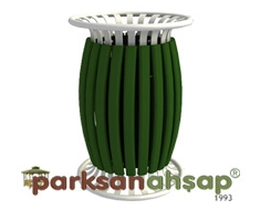 Dış Mekan Ahşap Çöp Kovası - 70919