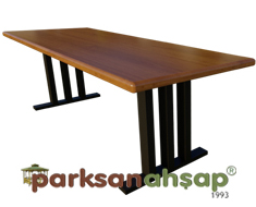 Ahşap Dikdörtgen Masa (Profil Ayak) 195(L)x80(W)x75(H)-70749