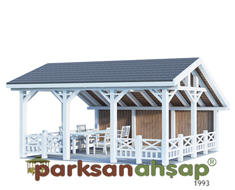 Ahşap Kamelya Dikdörtgen 300(L)x500(W)x330(H) - 70223 