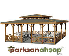 Ahşap Kamelya Dikdörtgen 400(L)x1000(W)x330(H) - 70249 