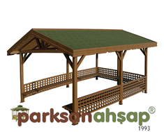 Ahşap Çardak Dikdörtgen 320(L)x470(W)x300(H) - 70218 