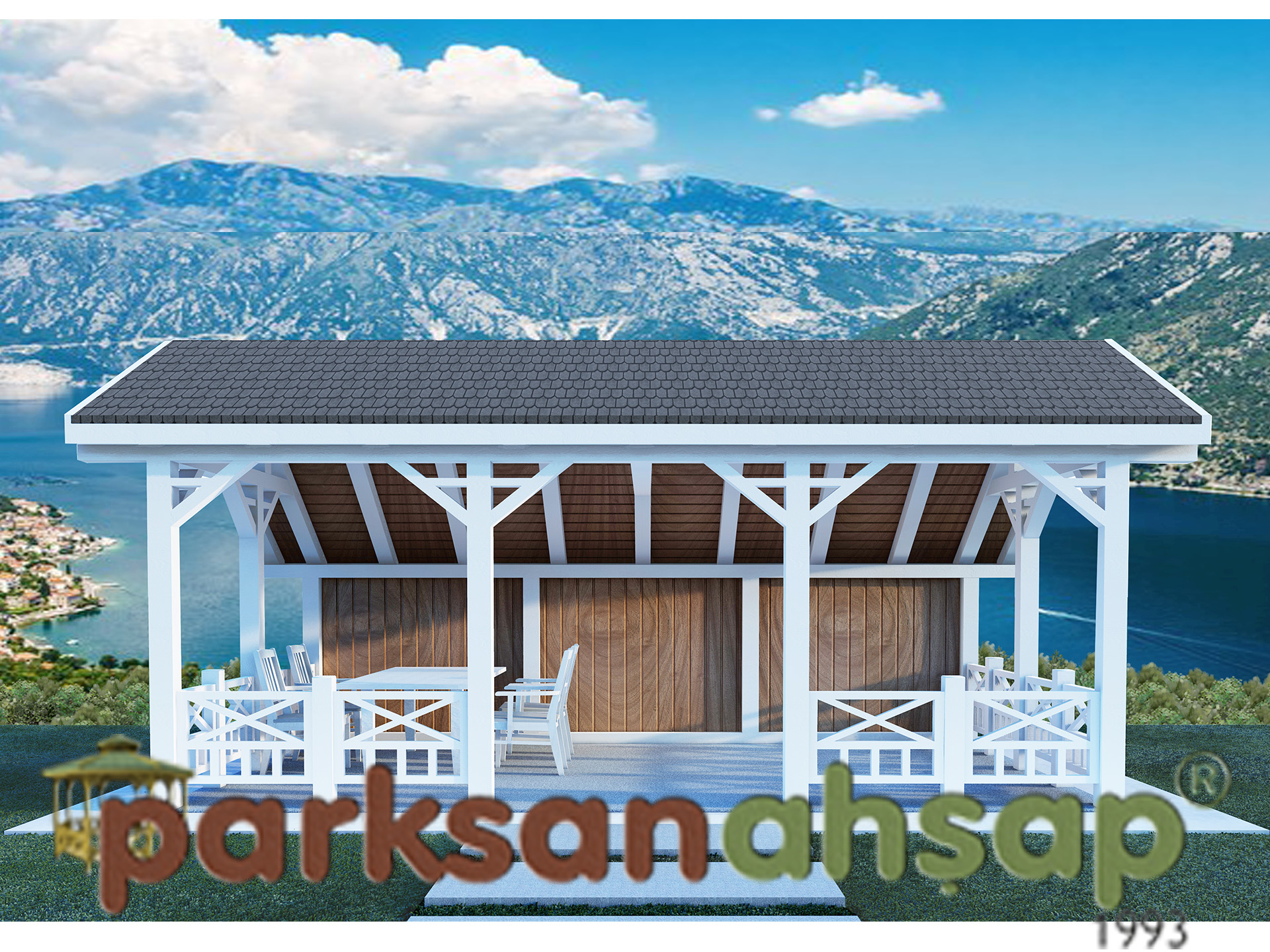 Ahşap Kamelya Dikdörtgen 300(L)x500(W)x330(H) - 70223 