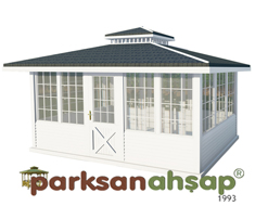 Ahşap Camlı Kamelya 300(L)x500(W)x330(H)-70263  