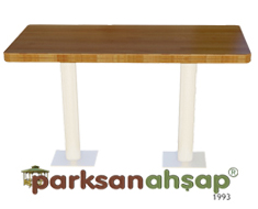 Kafe Balkon Dikdörtgen Masa 120(L)x60(W)x75(H)-70743