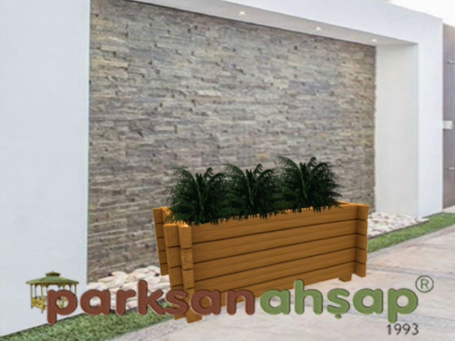 Ahşap Saksı 100(L)x60(W)x55(H) - 70831
