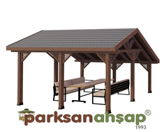 Ahşap Kamelya Dikdörtgen 300(L)x400(W)x330(H) - 70202 
