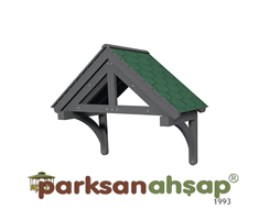 Ahşap Kapı Giriş Sundurma 175(L)x78(W)x145(H)-70302