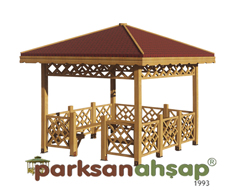 Ahşap Kamelya Kare 300(L)x300(W)x290(H)-70129