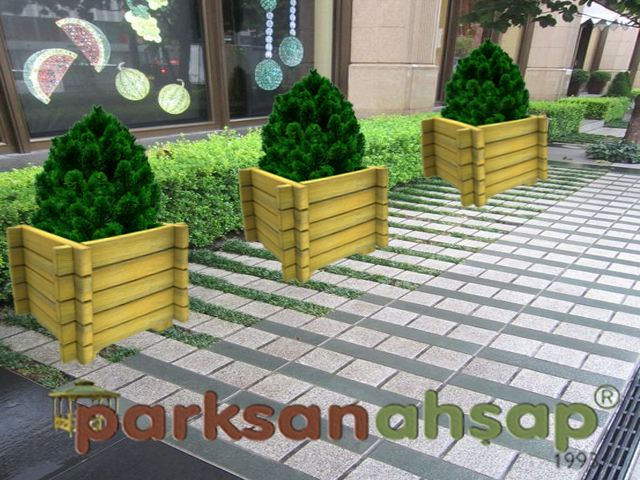 Ahşap Saksı 60(L)x55(W)x55(H) - 70825