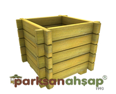 Ahşap Saksı 60(L)x55(W)x55(H) - 70825