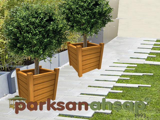 Ahşap Saksı 60(L)x60(W)x60(H) - 70826 