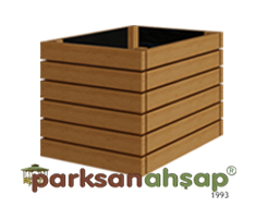 Ahşap Saksı 60(L)x60(W)x60(H) - 70810 