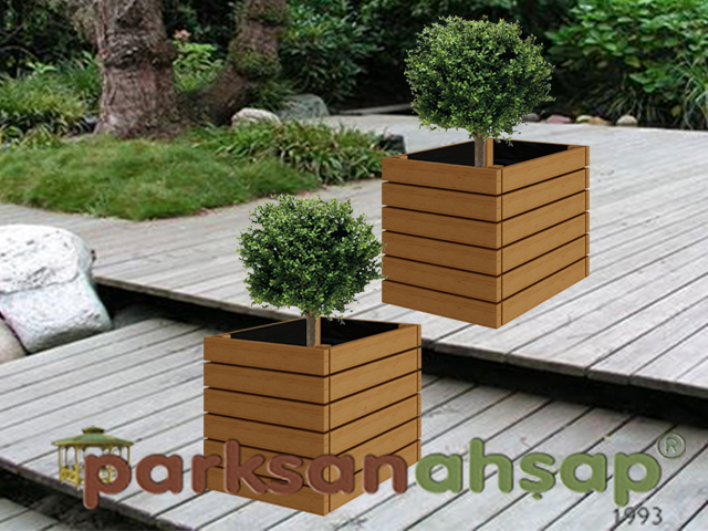 Ahşap Saksı 60(L)x60(W)x60(H) - 70810 