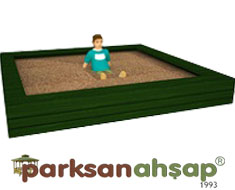 Ahşap Kum Havuzu 300(L)x300(W)x35(H) - 71345