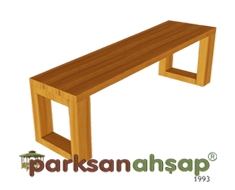 Ahşap Bank 120(L)x30(W)x45(H) - 70601