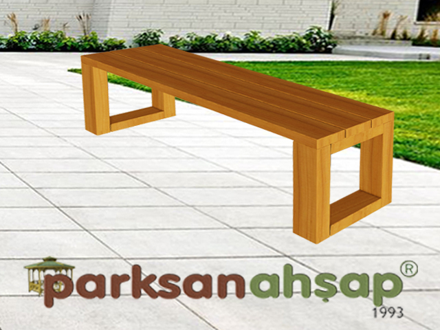 Ahşap Bank 120(L)x30(W)x45(H) - 70601