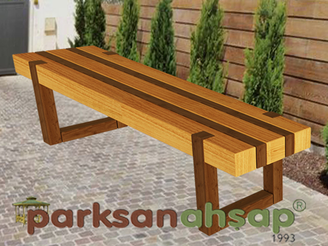 Ahşap Bank 140(L)x40(W)x45(H) - 70612
