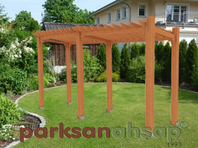Ahşap  Pergole 200(L)x1000(W)x250(H) - 70360