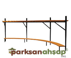 Ahşap - Metal Pergole 150(L)x500(W)x250(H)-70398