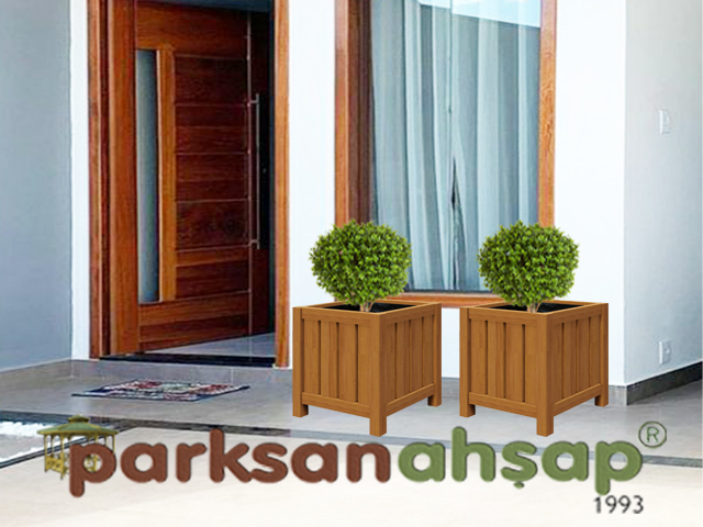 Ahşap Saksı 40(L)x40(W)x40(H) - 70801
