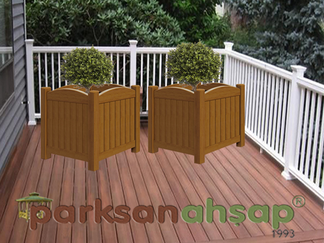 Ahşap Saksı 40(L)x40(W)x40(H) - 70804