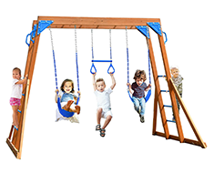 30670 - Üçlü Ahşap Salıncak Seti