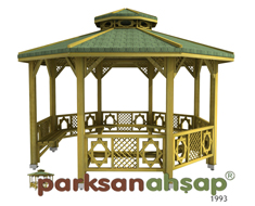 Ahşap Kamelya Sekizgen 400(L)x400(W)x330(H) - 70167