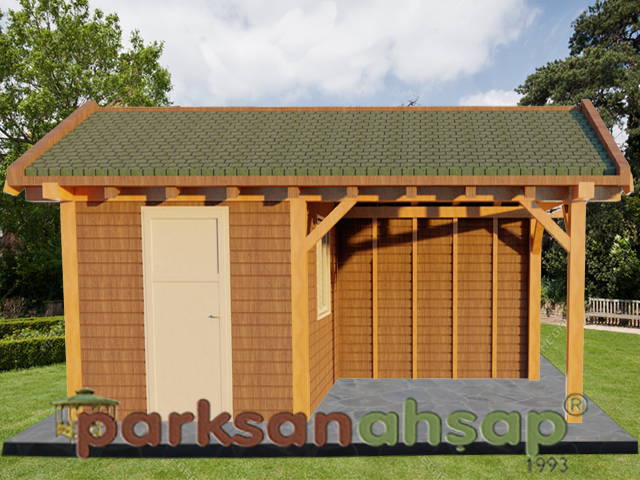 Ahşap Tek Odalı Kamelya 300(L)x535(W)x330(H) - 70264