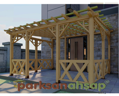 Ahşap Veranda 500(L)x300(W)x250(H) - 70323
