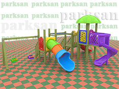 Ahşap Çocuk Oyun Parkı  (Klasik Seri) - 51608