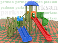 Ahşap Çocuk Oyun Parkı  (Klasik Seri) - 51605