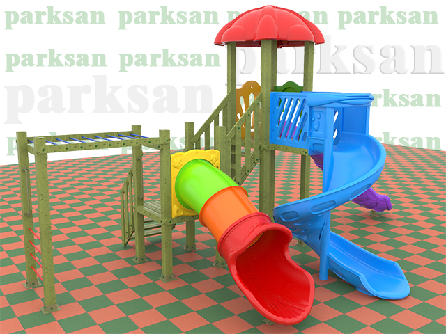 Ahşap Çocuk Oyun Parkı  (Klasik Seri) - 51606