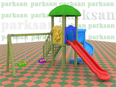 Ahşap Çocuk Oyun Parkı  (Klasik Seri) - 51602