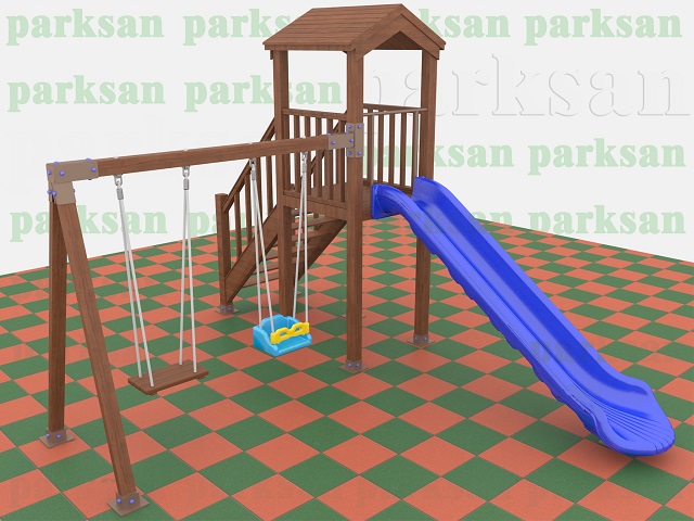 Ahşap Çocuk Oyun Grubu(Eko Seri) - 51501