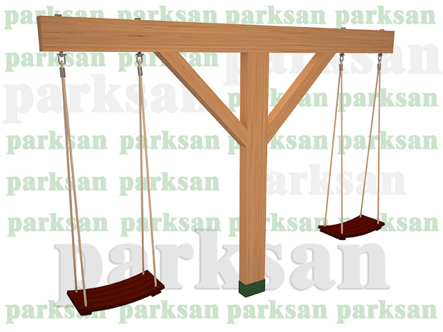 Ahşap Salıncak  - 51404