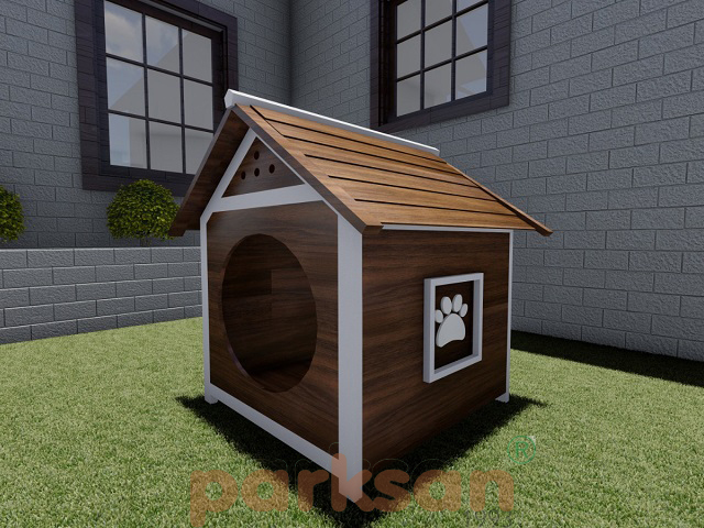 Ahşap Köpek Kulübesi - 71112