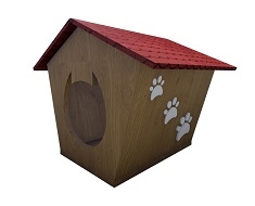 Ahşap Kedi Kulübesi - 71120