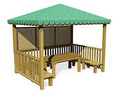  Ahşap Mini Kameriye 200(L)x250(W) - 70105