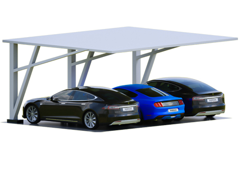 0071032 Ahşap Araba Otoparkı Sundurma