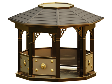 Metal Sekizgen Gazebo 300x300x290(LWH) 0070225    YENİ ÜRÜN
