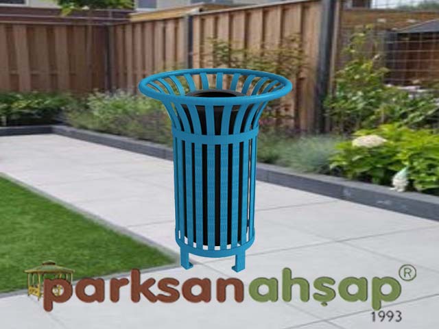 Dış Mekan Metal Çöp Kovası - 70924