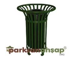 Dış Mekan Metal Çöp Kovası - 70928