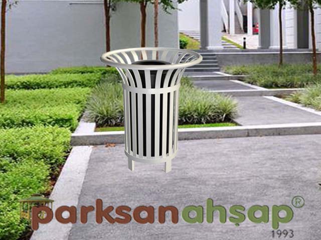 Dış Mekan Metal Çöp Kovası - 70926